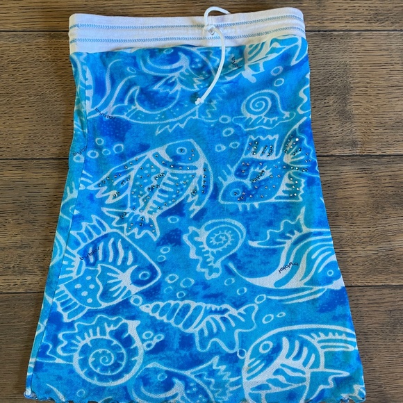 Amazing Byblos dress skirt 6 years blue beachwear coverup